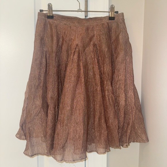 ASO SERENA VAN DER WOODSEN RODARTE PLEATED SKIRT - S - Picture 5 of 7